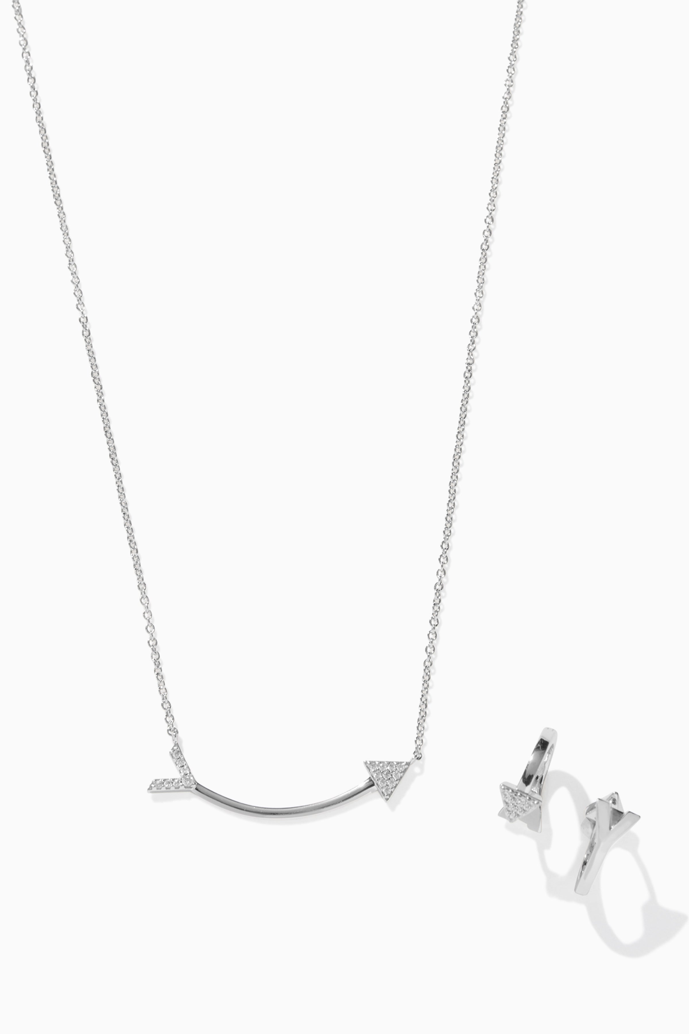 Covet Single Initial 14kt + Diamond Necklace – Stella & Dot
