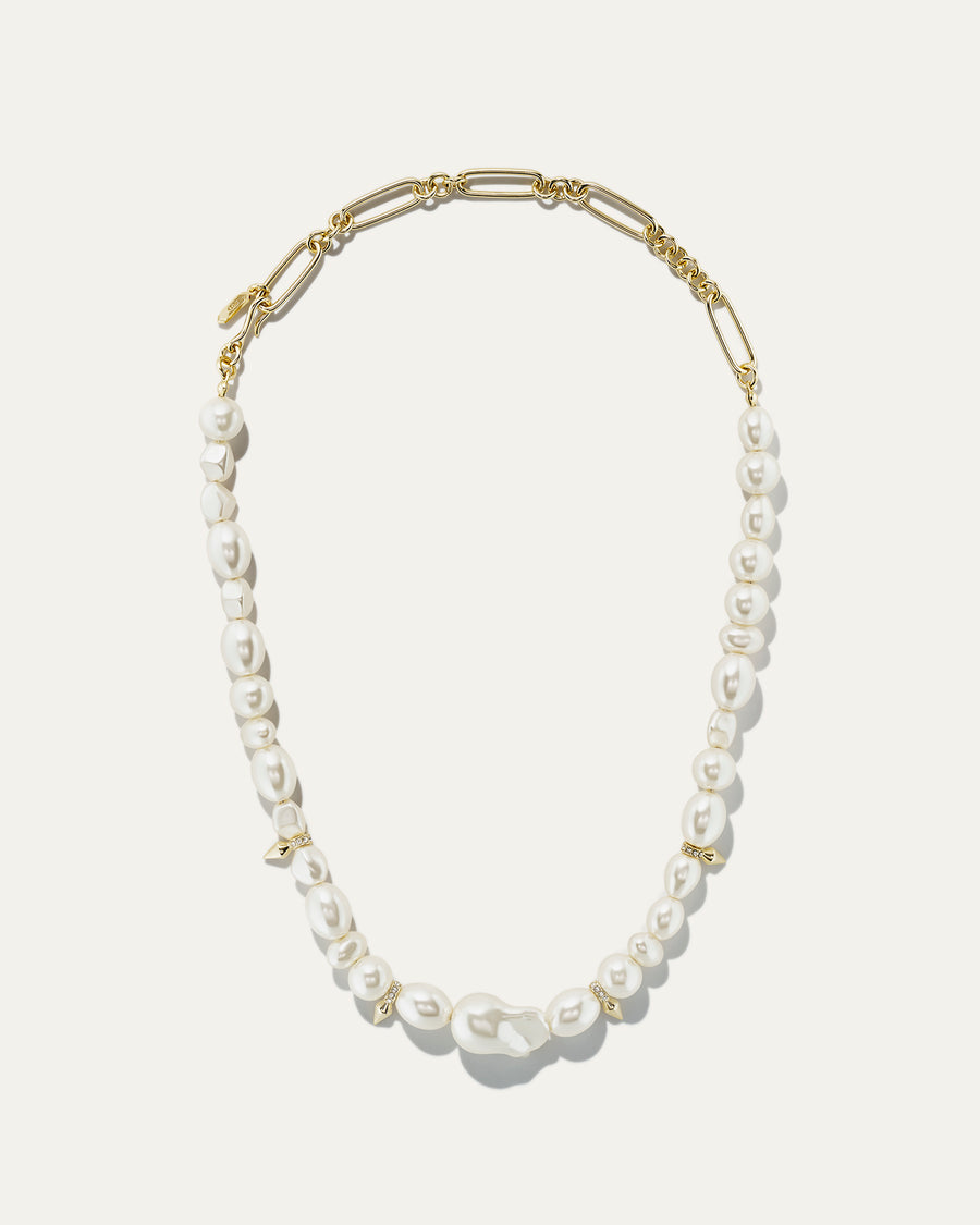 Gaia Pearl Statement Necklace