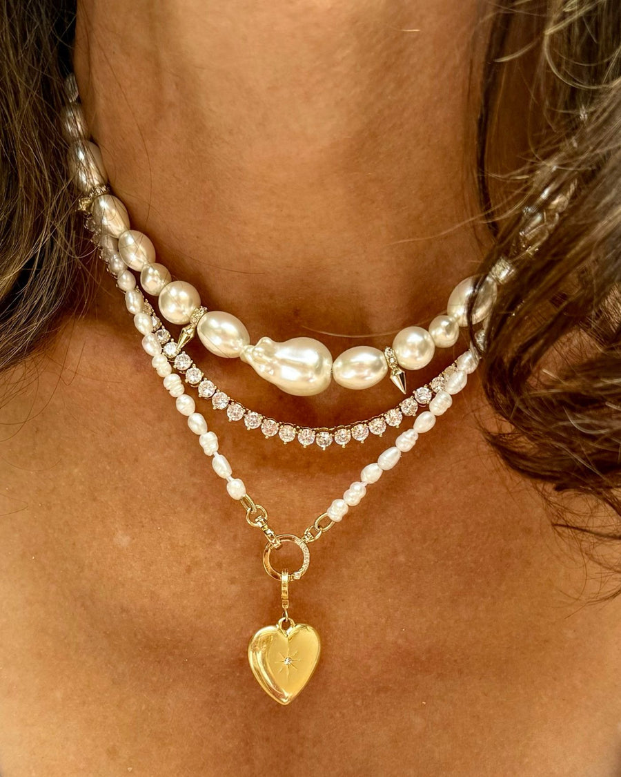 Gaia Pearl Statement Necklace