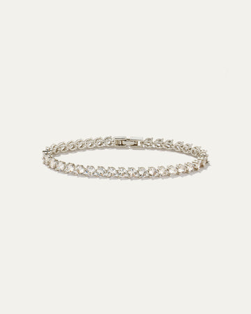 Inheritance Tennis Bracelet | Silver