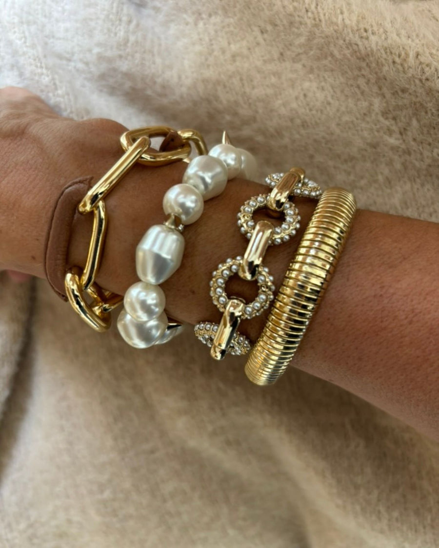 Lola Links Bracelet Pearl