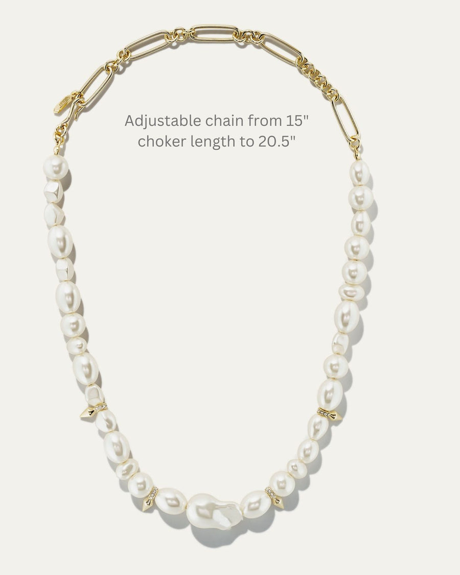 Gaia Pearl Statement Necklace