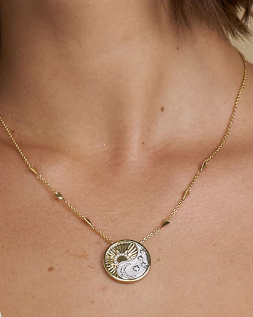 Terra Medallion Celestial Necklace