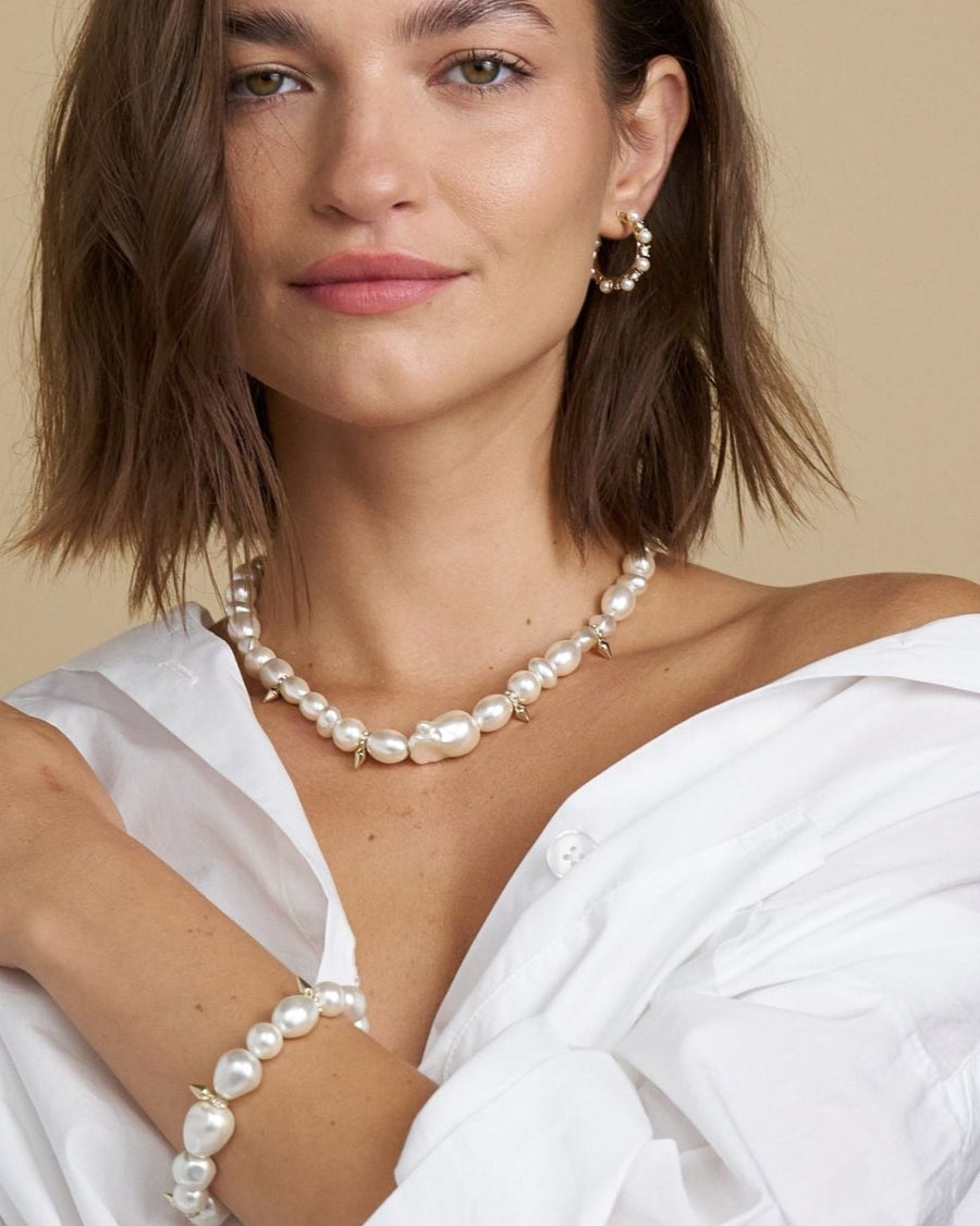 Gaia Pearl Statement Necklace