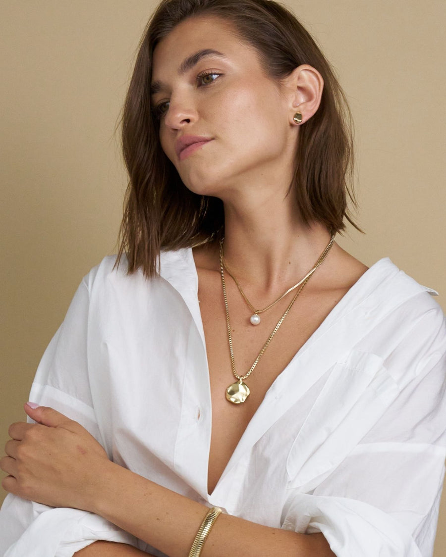 Gaia Pearl Layering Necklace