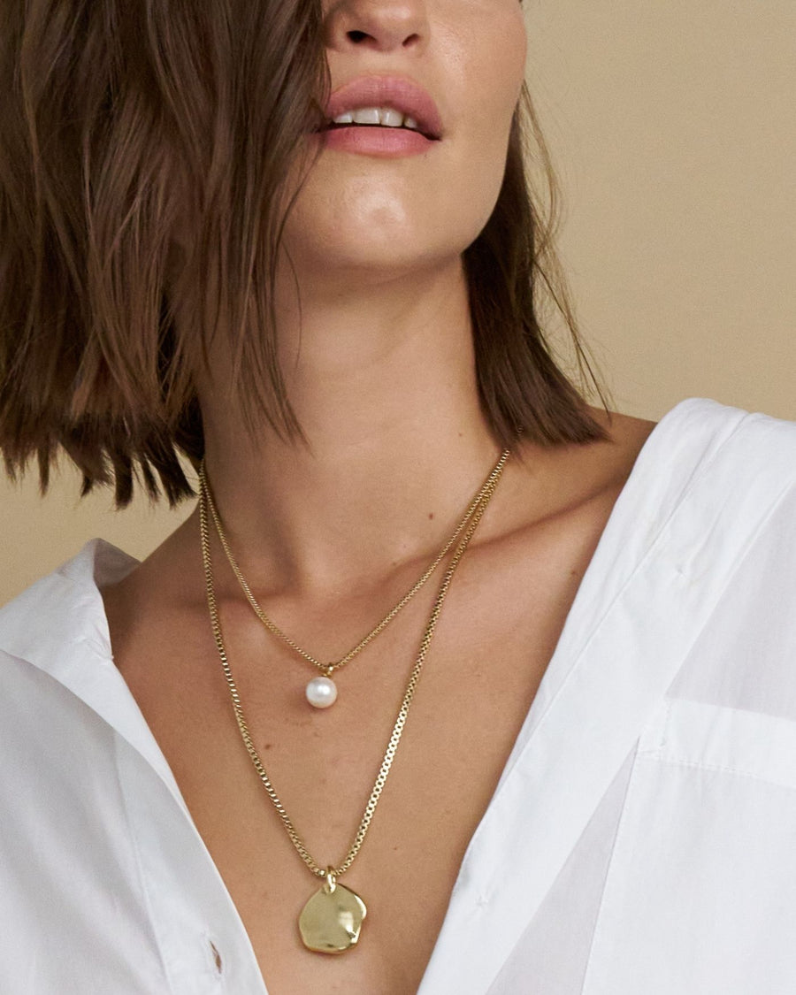 Gaia Pearl Layering Necklace