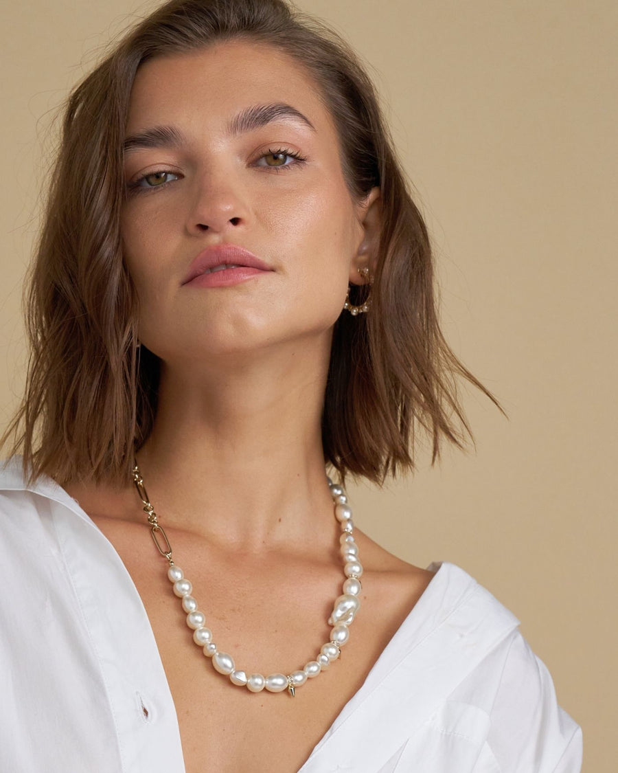 Gaia Pearl Statement Necklace