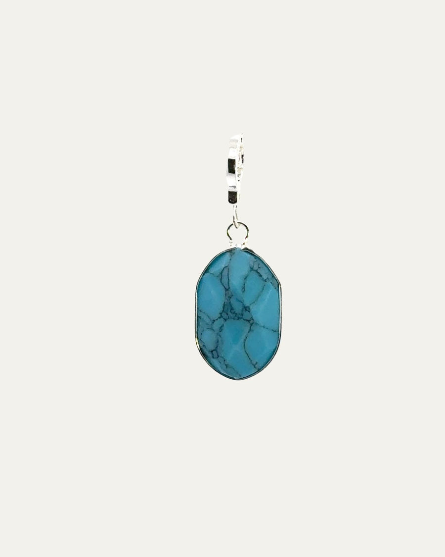 Turquoise Silver Tatum Charm