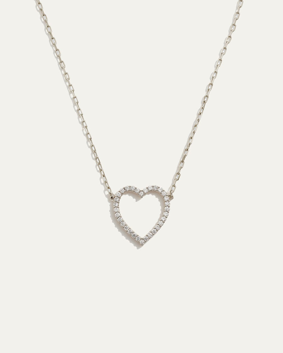 Whitney Open Heart Necklace