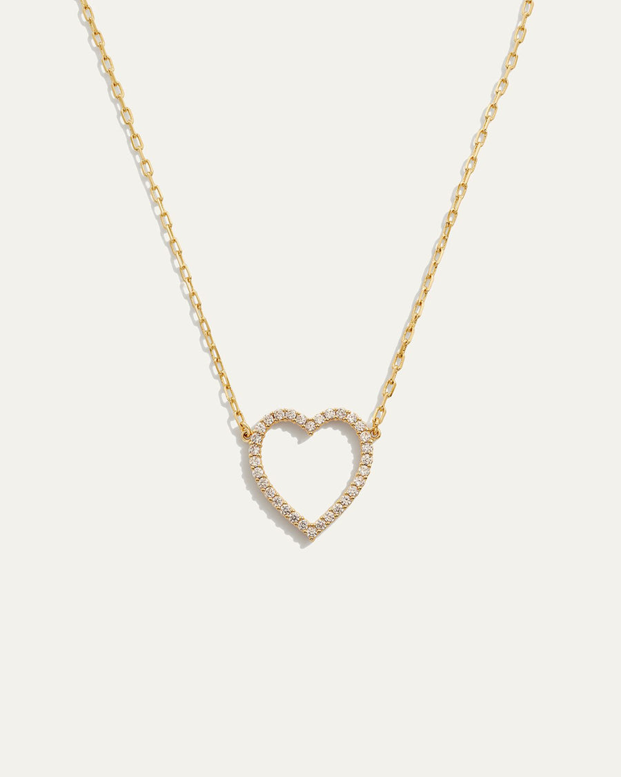 Whitney Open Heart Necklace